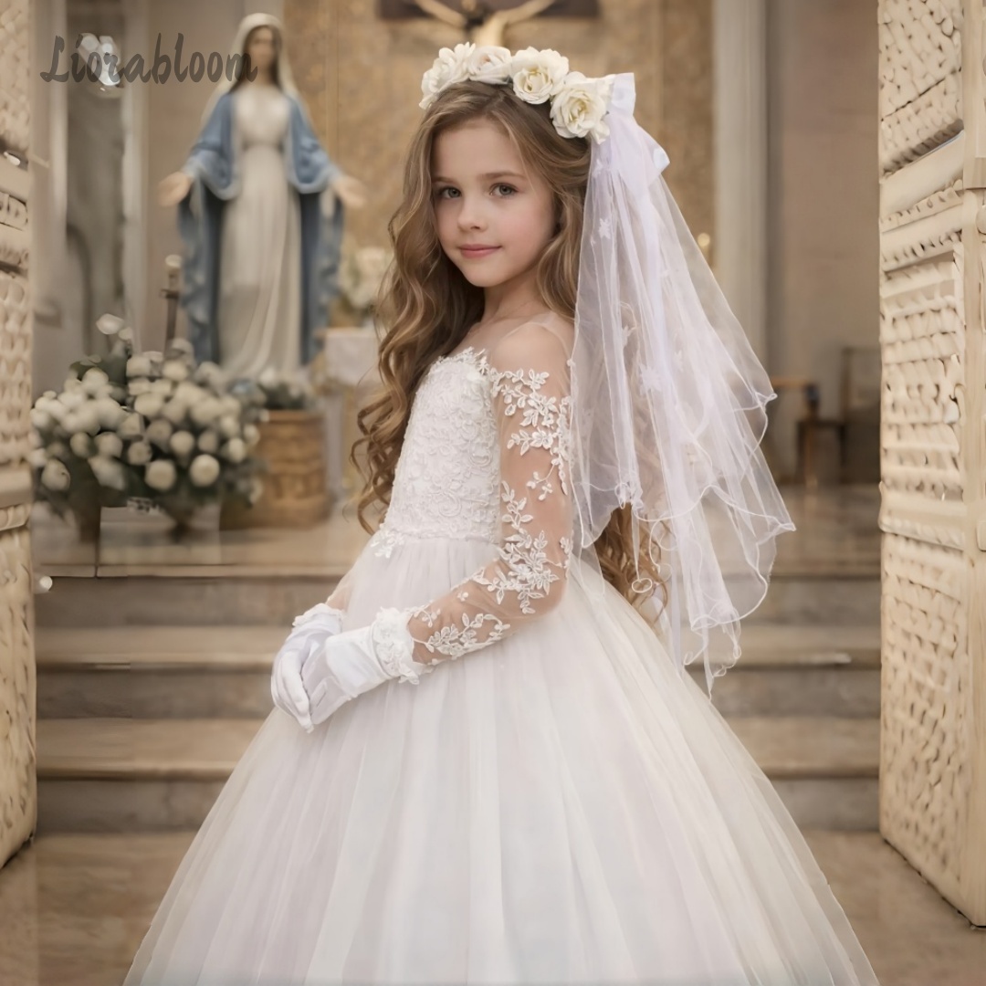Formal Attire Woman - Kızların Dantel Gelinlikleri Özel Yapım Tam
