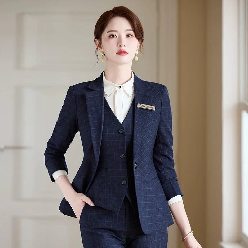 Women'S Formal Wear Pantsuits - Yüksek Kaliteli Kumaş Sonbahar Kış Resmi