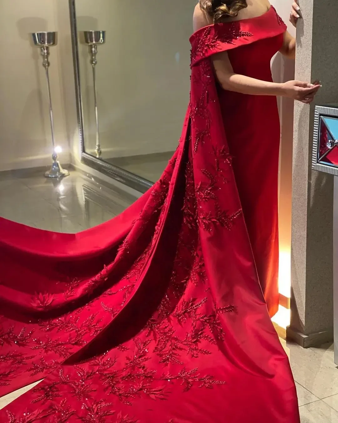 Women Formal Wear For Party - Özelleştirilmiş Ayak Bileği Uzunluğu Kılıf Elbiseler