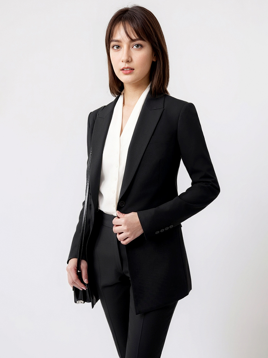Women Formal Wear For Party - Kadın Takım Elbise Set Blazer Pantolon