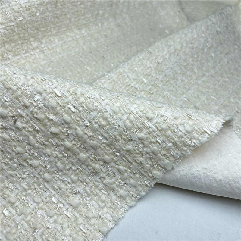 Tailored Coat Wool - Bej Fransız Lüks Dökümlü Saçak Dokuma