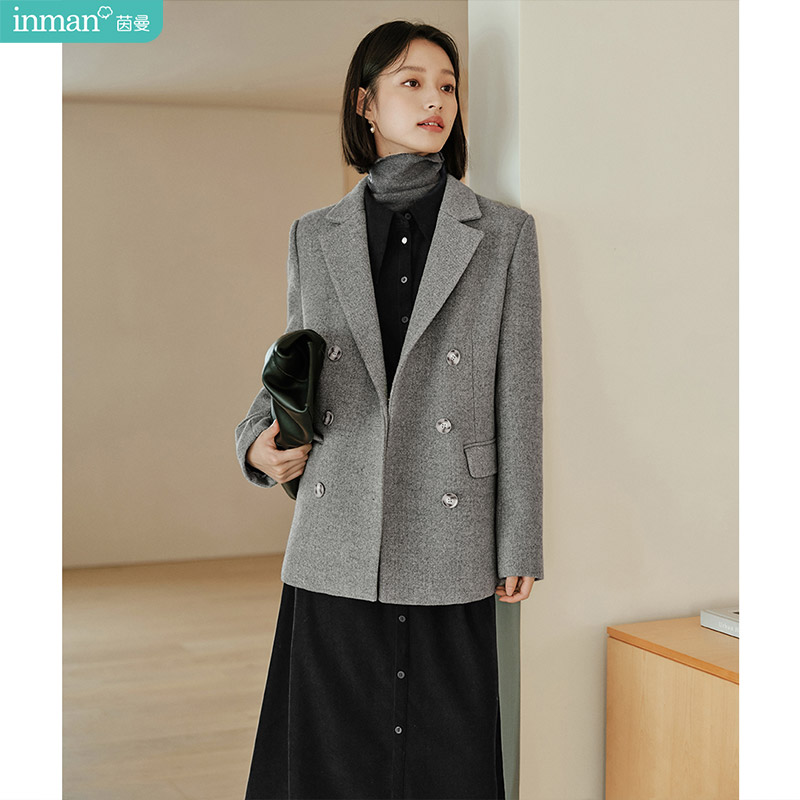 Tailored Coat Wool - Inman İç Yastıklı Yün Karışımı Ceket