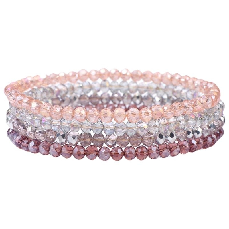 Formal Wear Jewelry For Women - Ayarlanabilir Çok Renkli Kristal Bilezik Gündelik