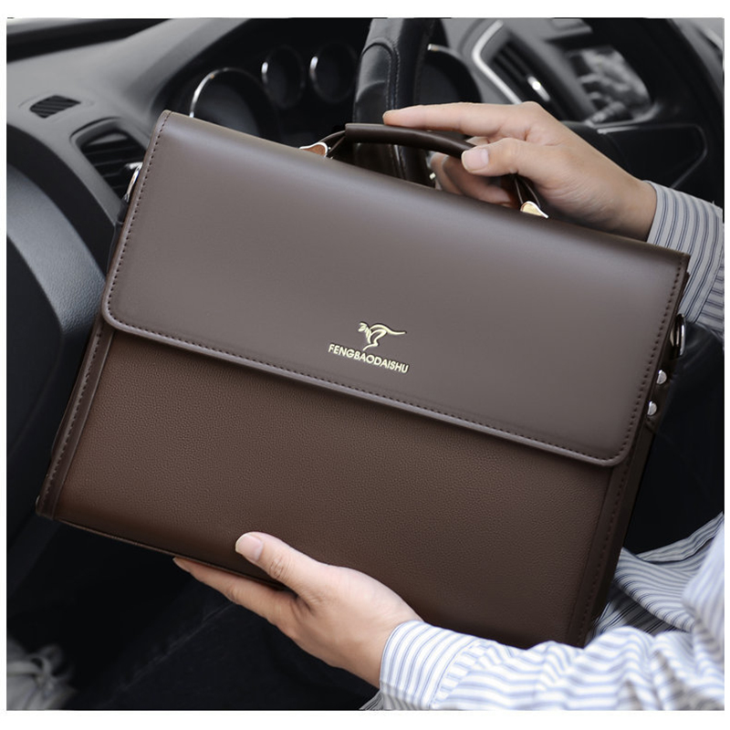 Structured Handbag Work - Deri Lüks Evrak Çantaları Erkekler Için