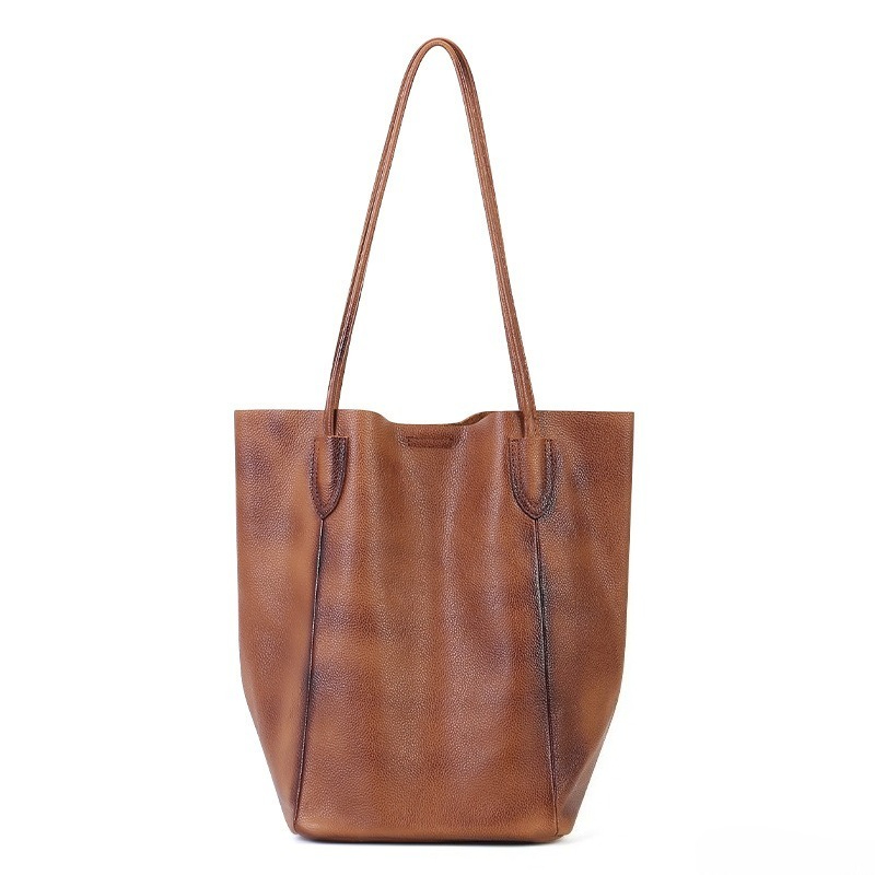 Structured Handbag Work - Kadınlar için Vintage Günlük Kullanım Omuz