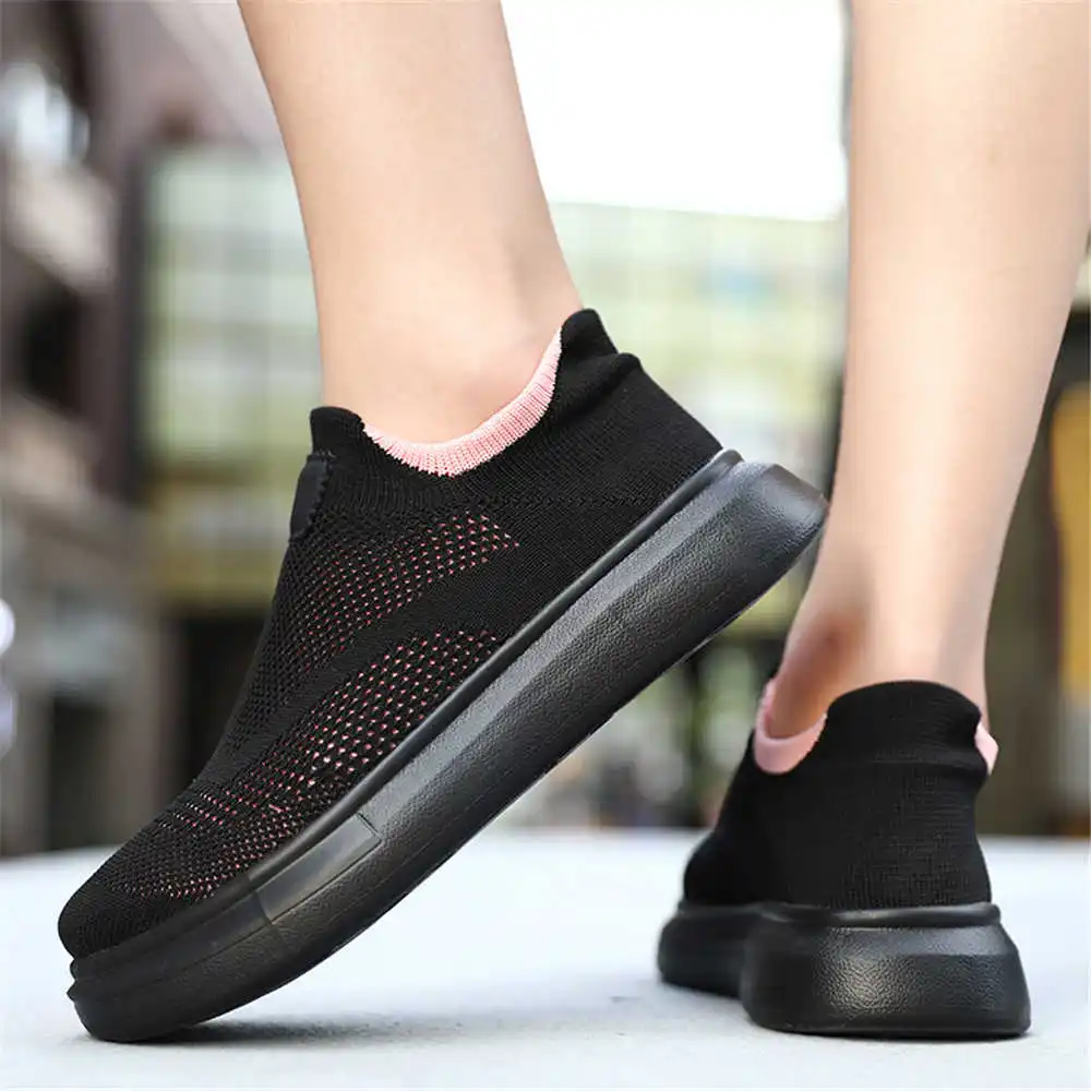 Formal Evening Wear Women Uk - Platform çorap kahverengi ayakkabı kadın kaykay