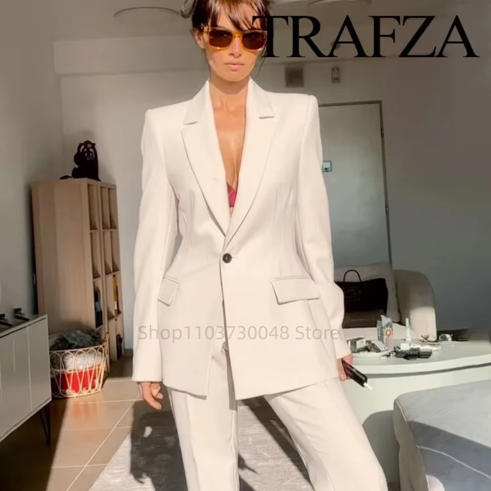 Women'S Red Formal Wear - Moda Ofis Bayanlar Blazer ve Pantolon