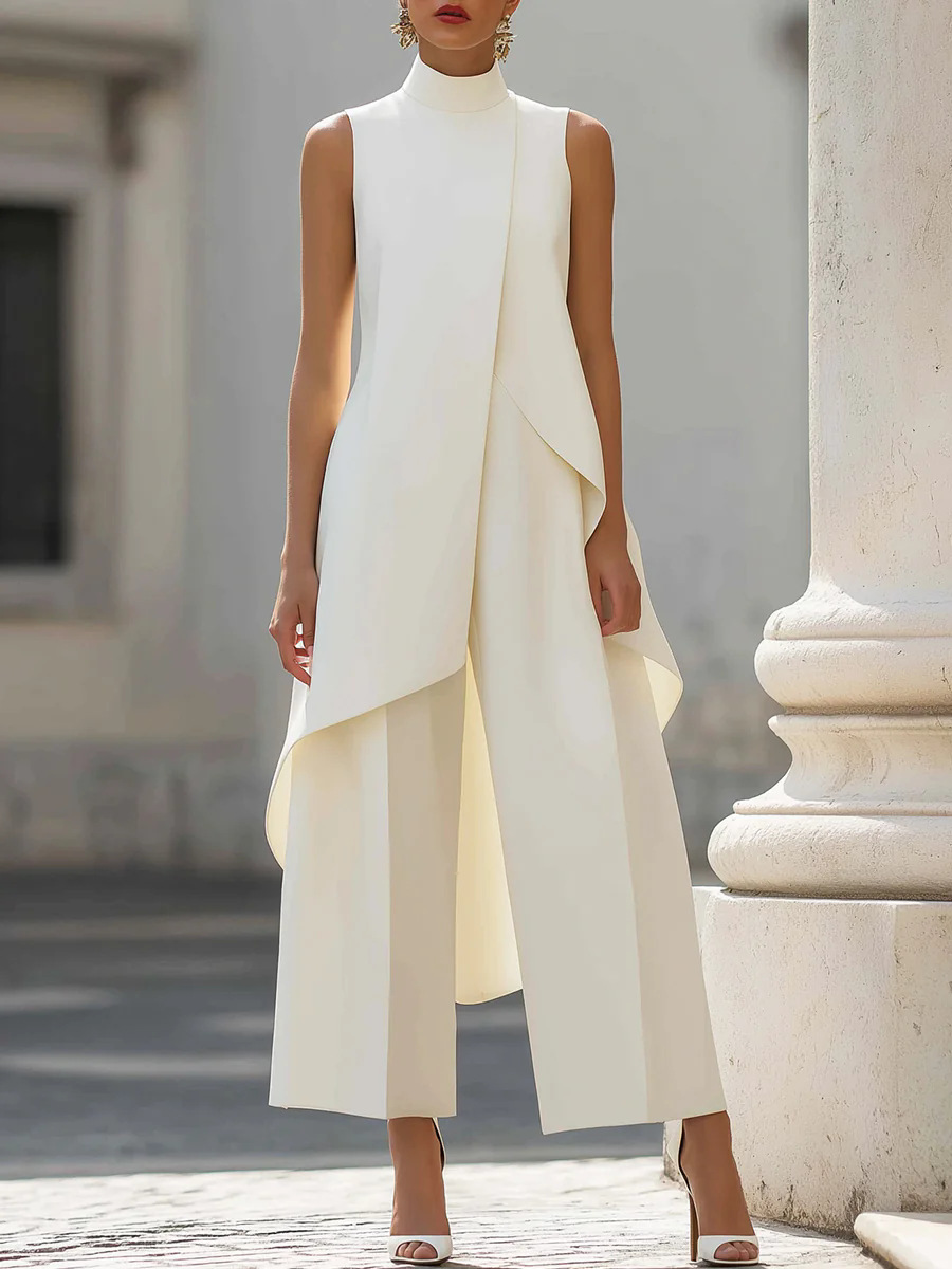 Formal Attire Woman - Kadınlar İçin Tek Renk İki Parçalı