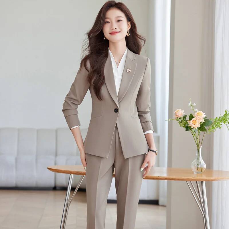 Sonbahar Kış Resmi Üniforma St - Women'S Formal Wear Pantsuits incelemesi ve fiyatı