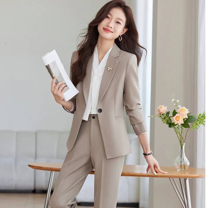Sonbahar Kış Resmi Üniforma St - Women'S Formal Wear Pantsuits incelemesi ve fiyatı
