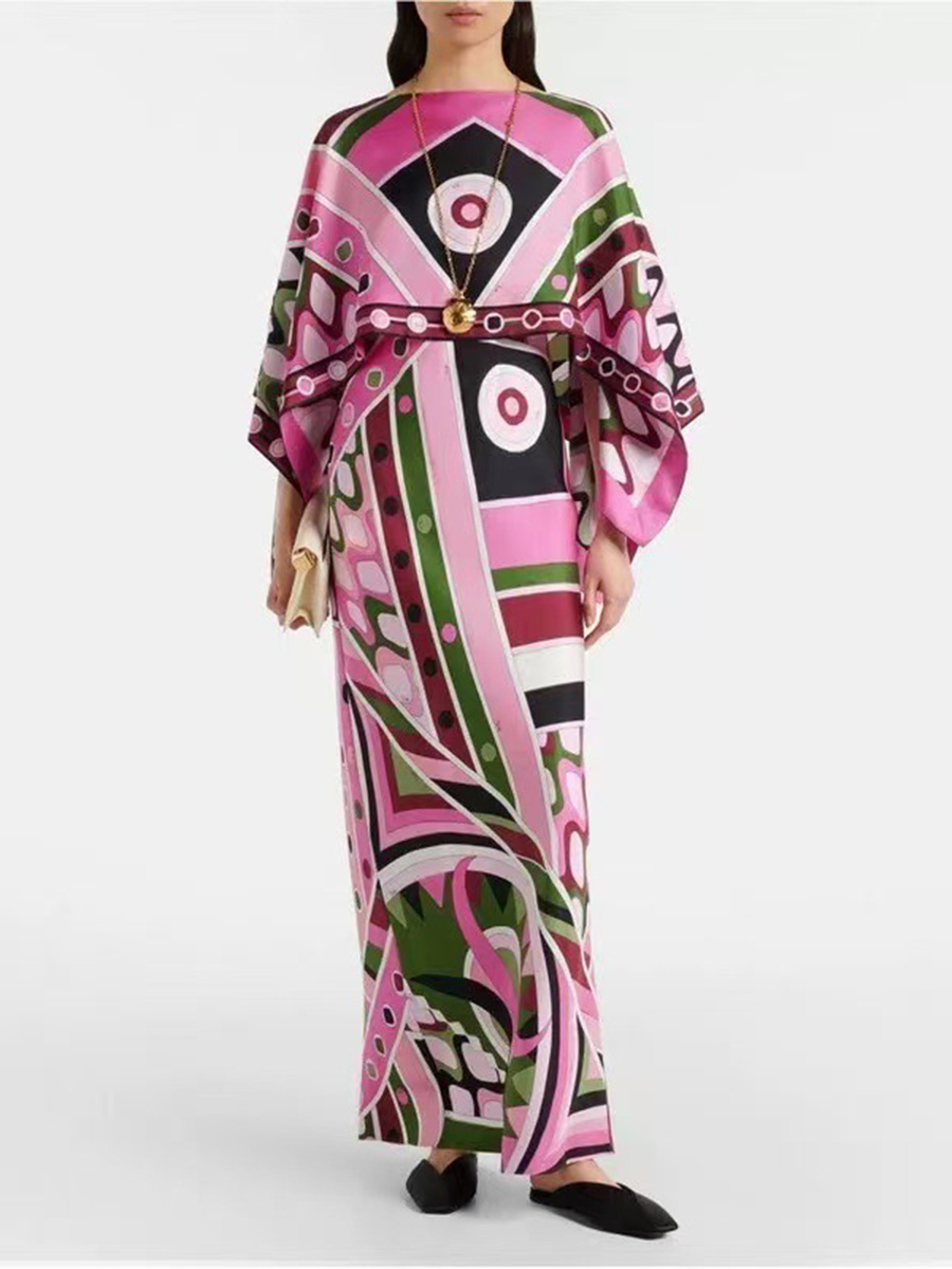 VGH Açık Mavi Soyut Baskılı İk - Formal Attire Woman incelemesi ve fiyatı