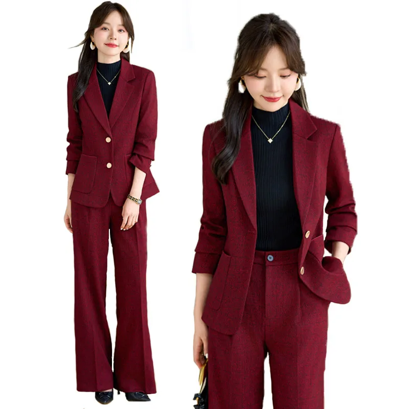 Pop Yüksek Kaliteli Kumaş Kadi - Women'S Formal Wear Pantsuits incelemesi ve fiyatı