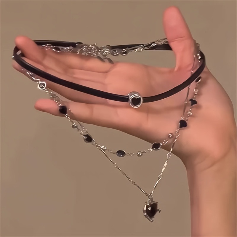 Gotik Katmanlı Kalp Şeklinde K - Formal Wear Jewelry For Women incelemesi ve fiyatı