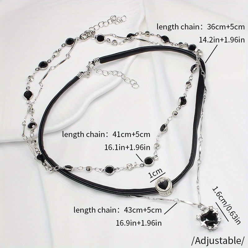 Gotik Katmanlı Kalp Şeklinde K - Formal Wear Jewelry For Women incelemesi ve fiyatı