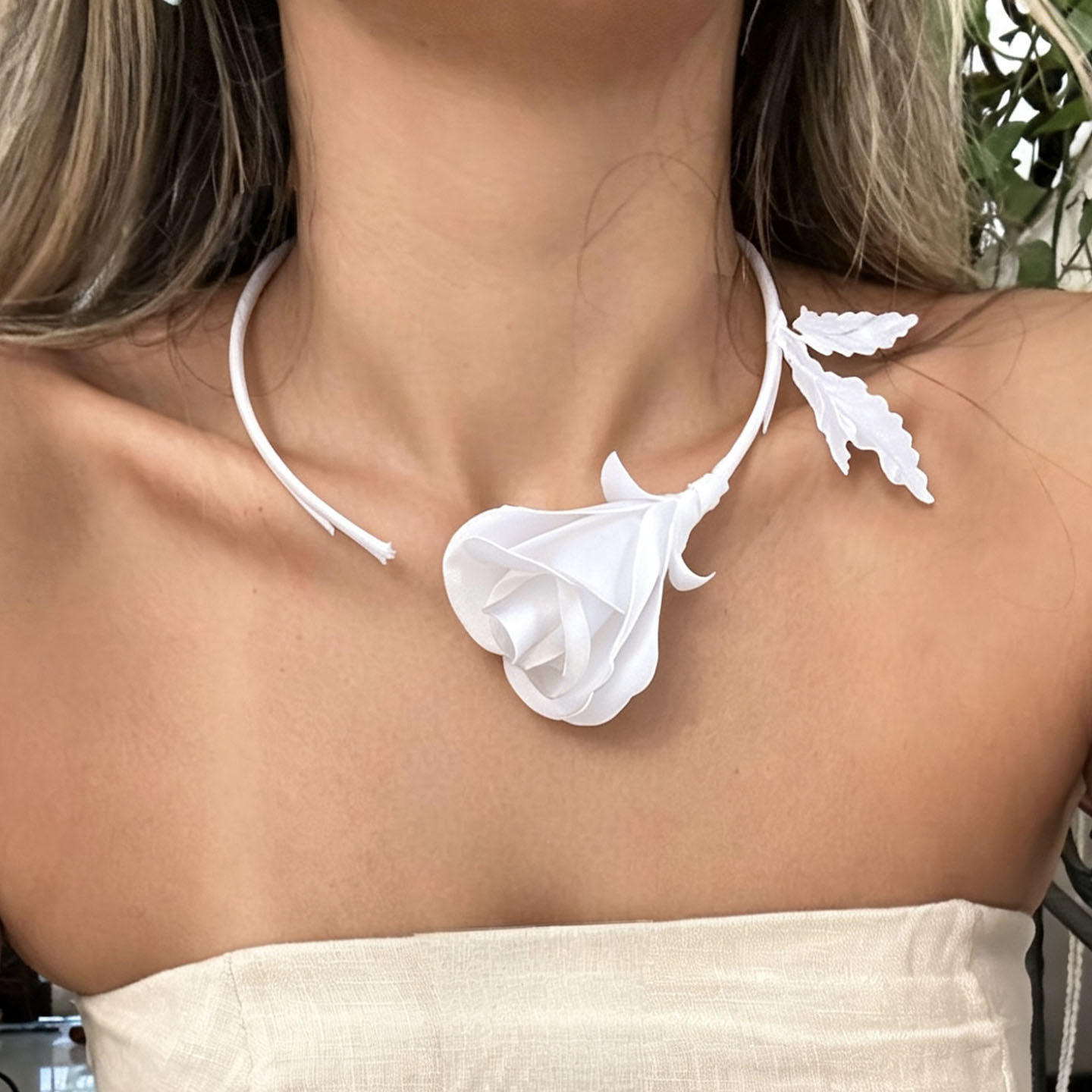 Moda Takı El Yapımı Beyaz Siya - Formal Wear Jewelry For Women incelemesi ve fiyatı