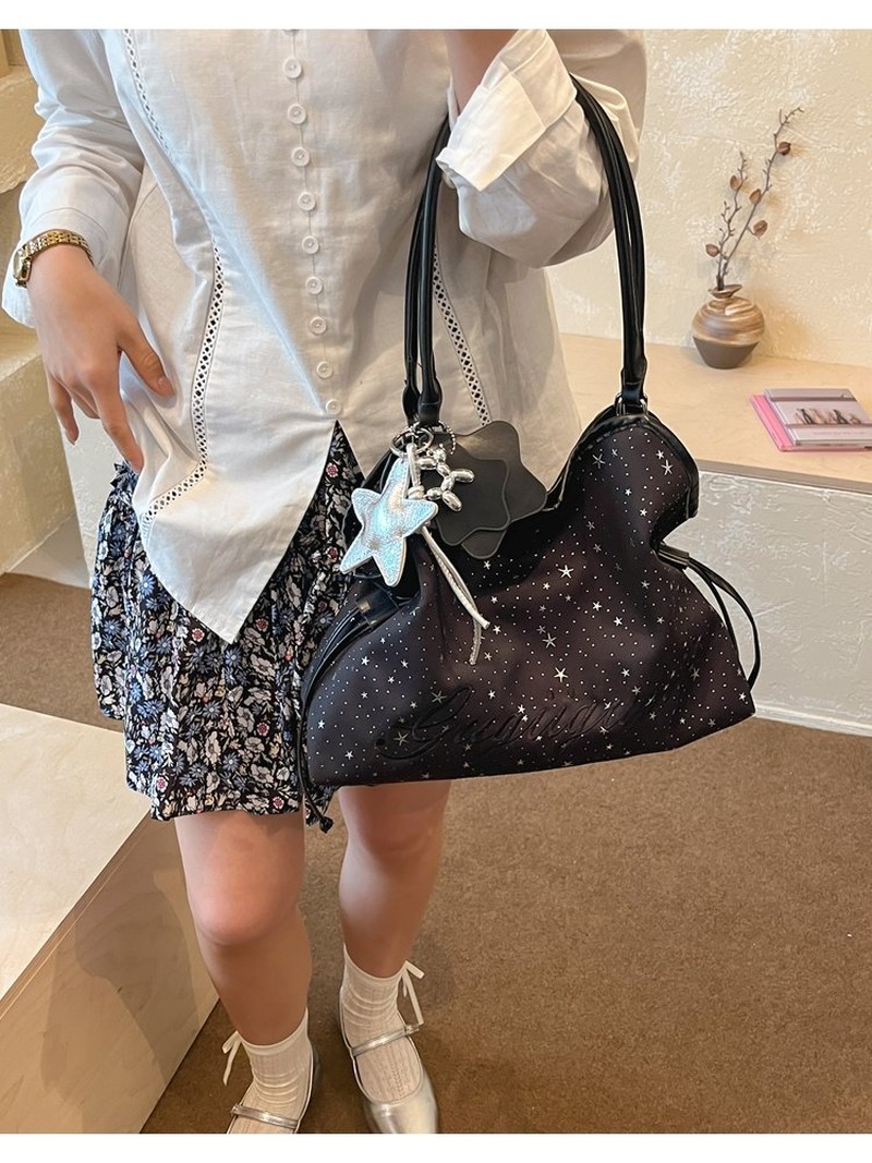 Kadın Yıldız Desenli Omuz Çant - Structured Handbag Work incelemesi ve fiyatı