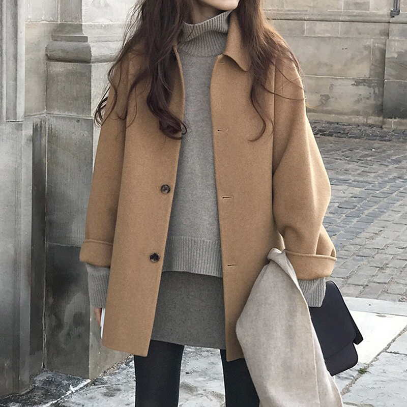 Zoki sonbahar sahte yün ceket  - Tailored Coat Wool incelemesi ve fiyatı