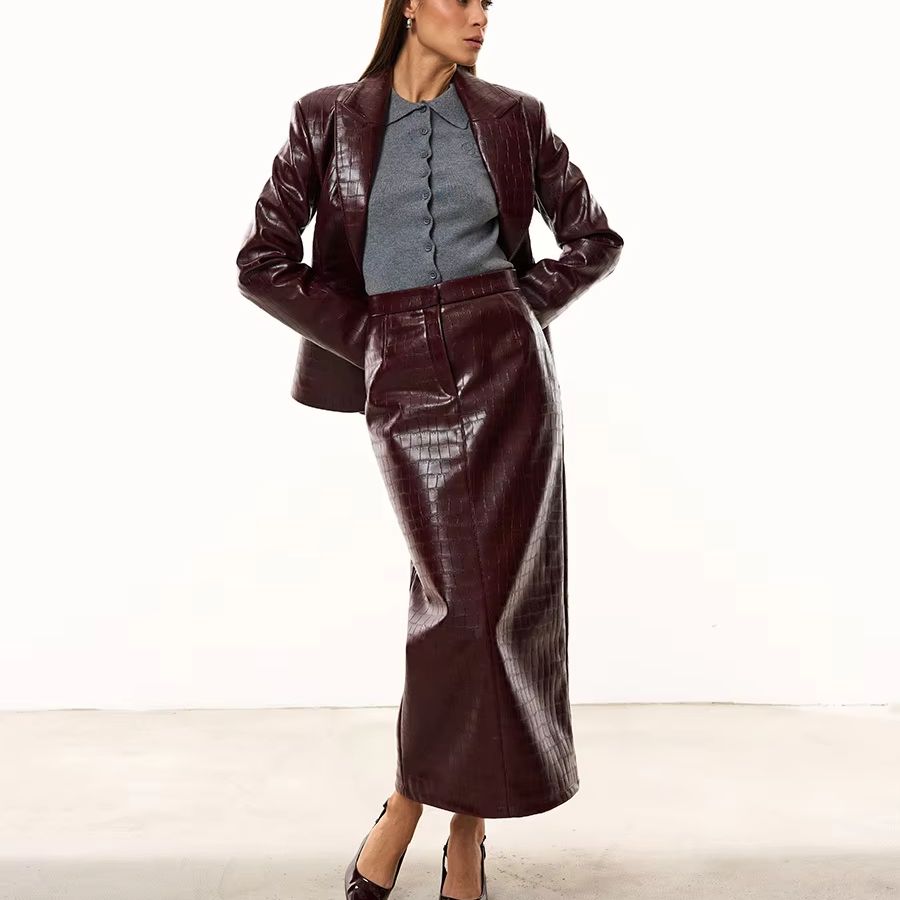 IG Kadın Bordo Timsah Görünüml - Formal Attire Woman incelemesi ve fiyatı