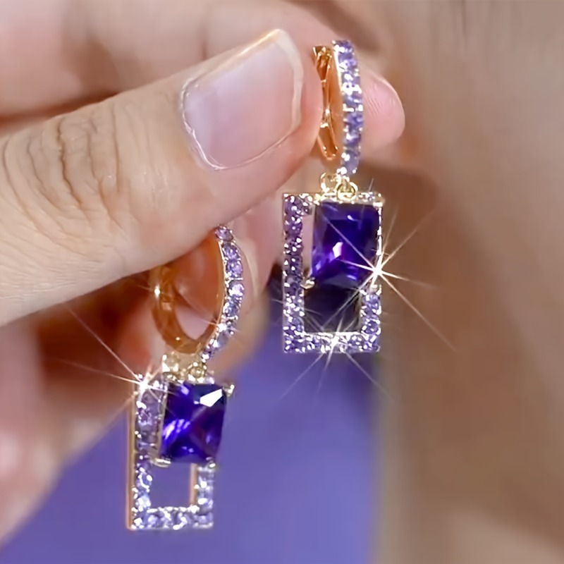 1 Çift Zarif Lüks Geometrik Ka - Formal Wear Jewelry For Women incelemesi ve fiyatı