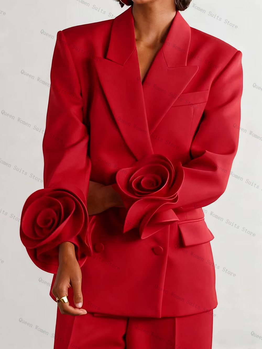 Lüks Kırmızı Kadın Takım Elbis - Women'S Red Formal Wear incelemesi ve fiyatı
