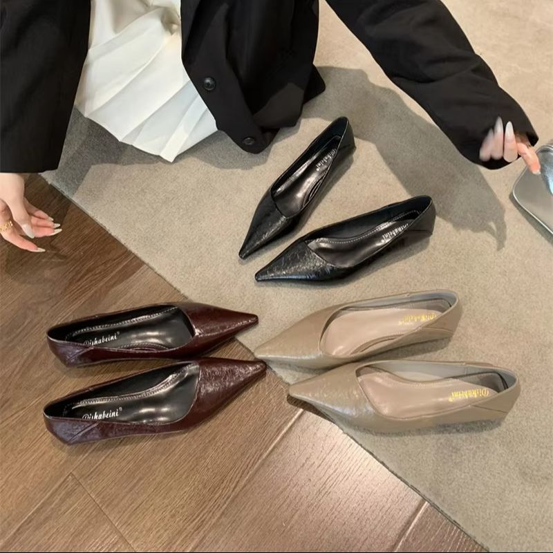 Kadın Yaz Sivri Burun Temel Ay - Women'S Work Fashion incelemesi ve fiyatı