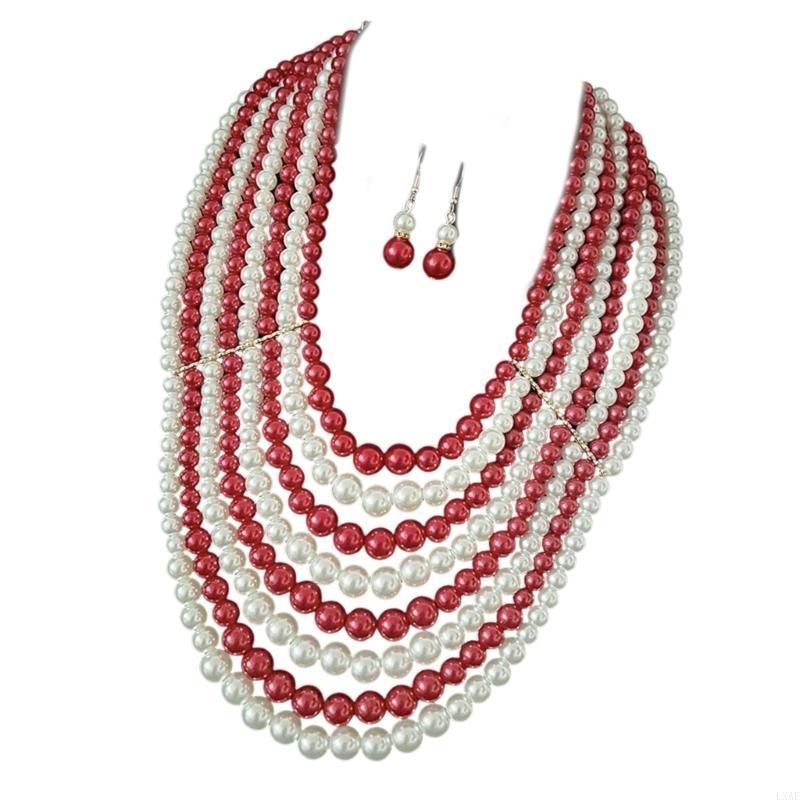 Sofistike Çok Katlı Sahte İnci - Formal Wear Jewelry For Women incelemesi ve fiyatı