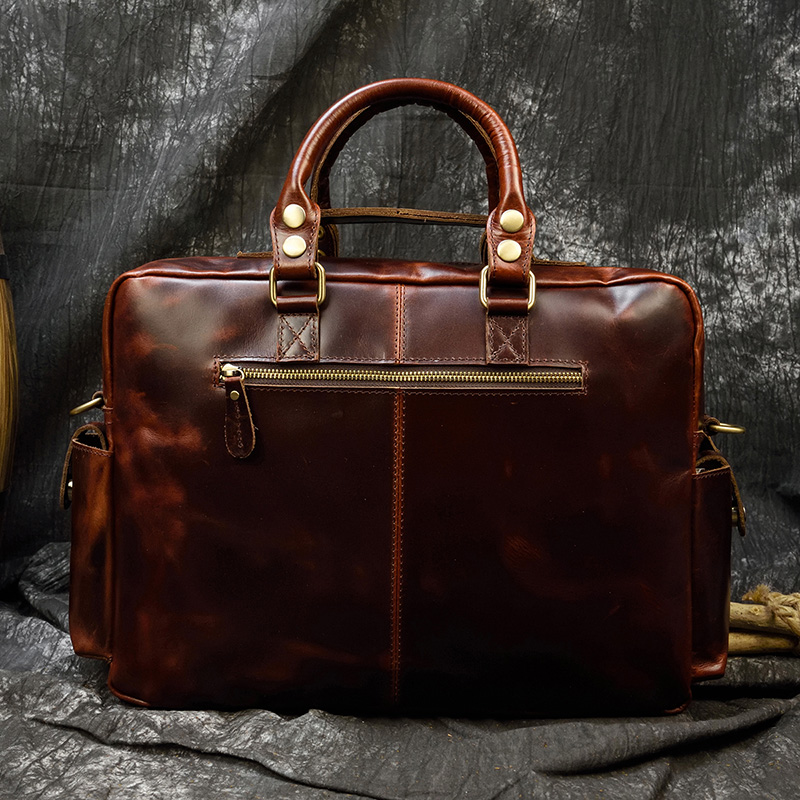 Erkek hakiki deri evrak çantas - Structured Handbag Work incelemesi ve fiyatı