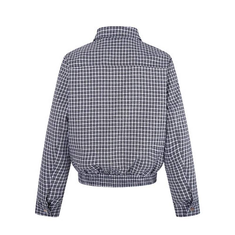 Ekose Desenli Yaka Fermuarlı C - Tailored Coat Wool incelemesi ve fiyatı