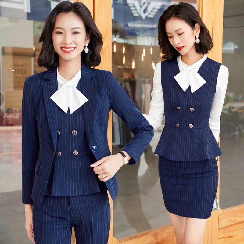 Şeritli Resmi İş Elbiseleri Ka - Women'S Formal Wear Pantsuits incelemesi ve fiyatı