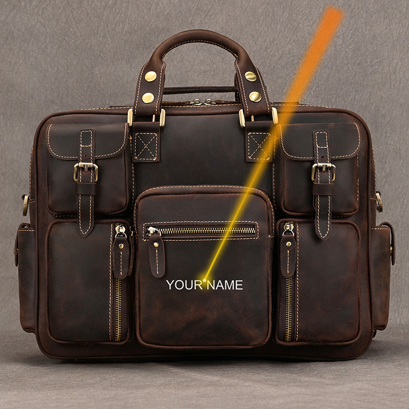 Luufan Vintage Çılgın At Deri  - Structured Handbag Work incelemesi ve fiyatı