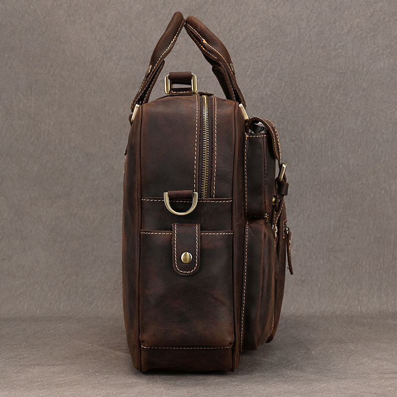 Luufan Vintage Çılgın At Deri  - Structured Handbag Work incelemesi ve fiyatı