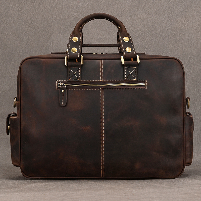 Luufan Vintage Çılgın At Deri  - Structured Handbag Work incelemesi ve fiyatı