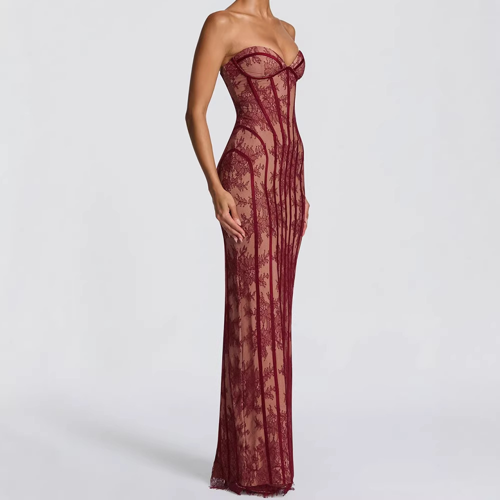 Kadınlar için Straplez Dar Kes - Women Formal Wear For Party incelemesi ve fiyatı