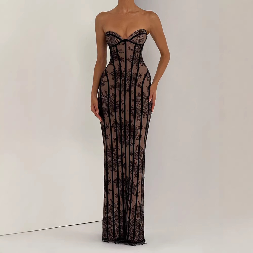 Kadınlar için Straplez Dar Kes - Women Formal Wear For Party incelemesi ve fiyatı