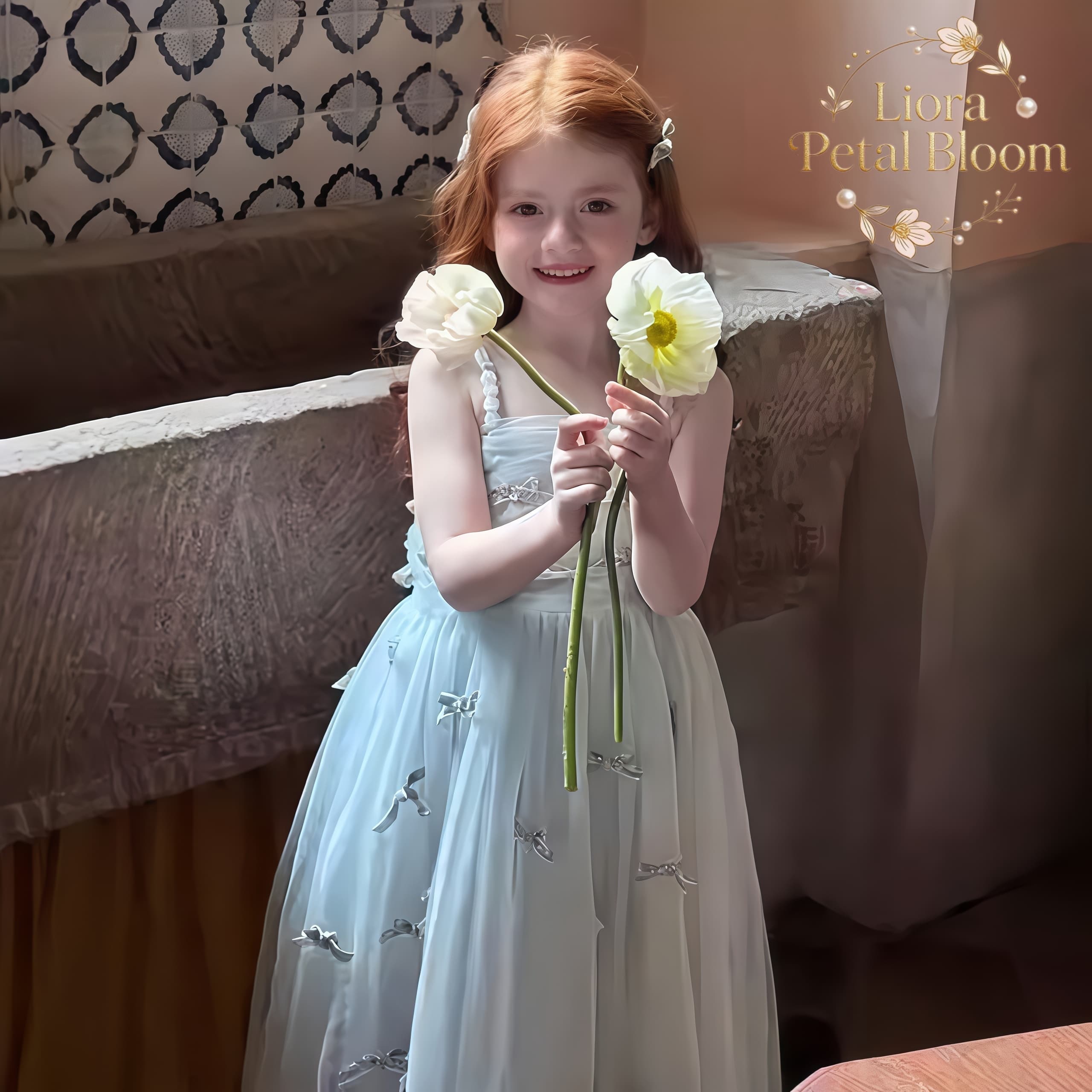 Kız Çocukları İçin Mavi Fiyonk - Formal Attire Woman incelemesi ve fiyatı