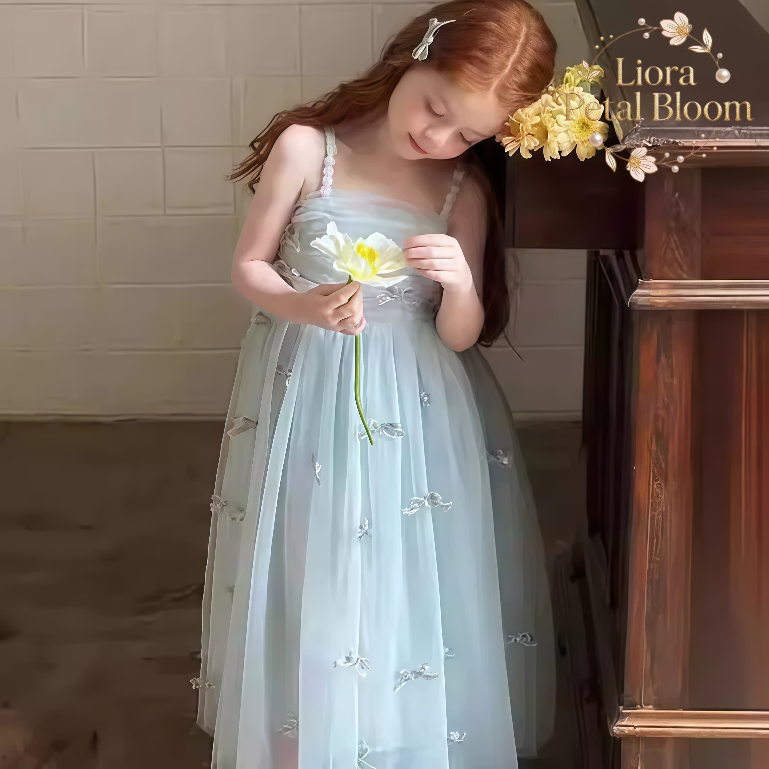 Kız Çocukları İçin Mavi Fiyonk - Formal Attire Woman incelemesi ve fiyatı
